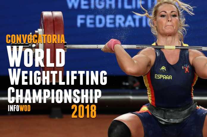 convocatoria world weightlifting championship