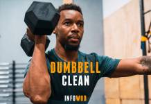 Descubre que és el Dumbbell Clean y cuáles son sus beneficios Dumbbell-clean-power-hang-ejercicio-crossfit-movimiento-infowod-tecnica