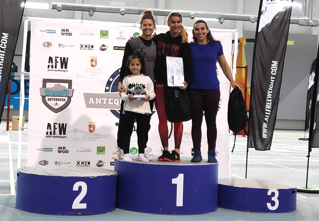 antequera games 2019 podium -master +35 femenino